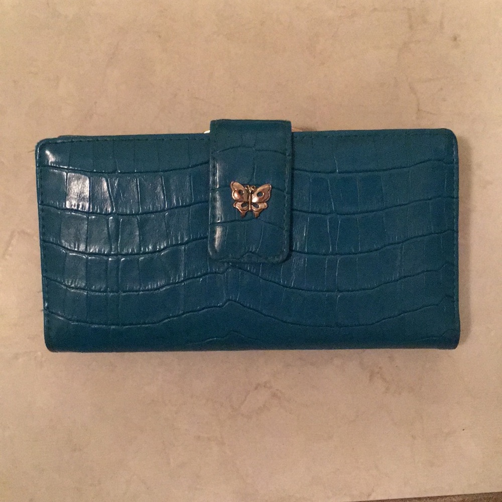 Mundi wallet with matching checkbook cover